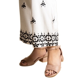 Dunkelbeige klassische Kinsela-Sandalen mit hohen Absätzen