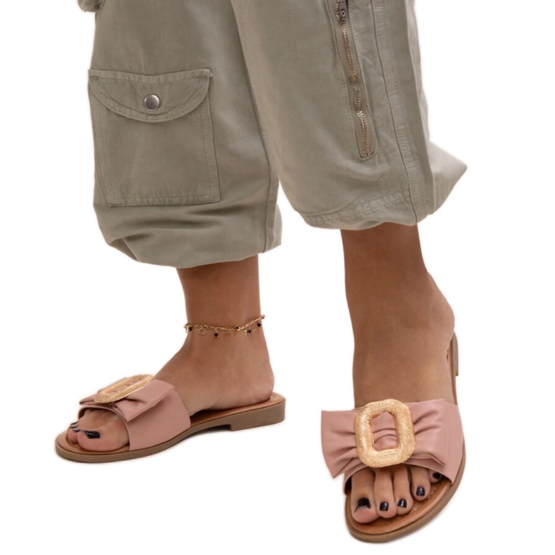 Rosa Flip-Flops mit Limera-Schnalle