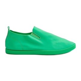 Damen-Slip-On-Sneakers Grün Lovinia
