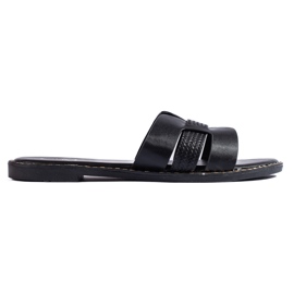 Schwarze Damen-Flip-Flops