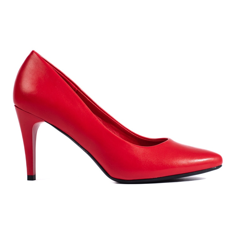 Rote Stiletto-Pumps von Sergio Leone
