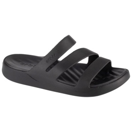 Crocs Getaway Strappy Sandal W 209587-001 Flip-Flops schwarz