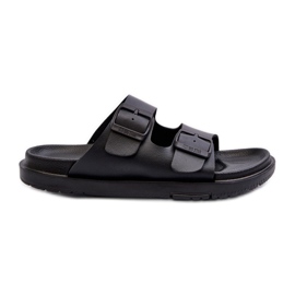 Leichte Damen-Flip-Flops aus Schaumstoff mit Schnallen Big Star NN274A750 Schwarz