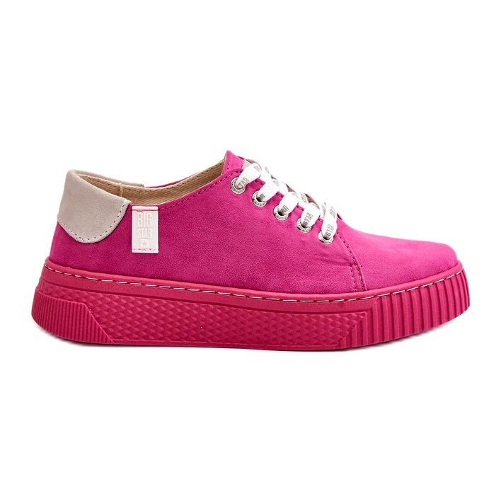 Damen-Sneaker Memory Foam System Big Star NN276004 Fuchsia rosa