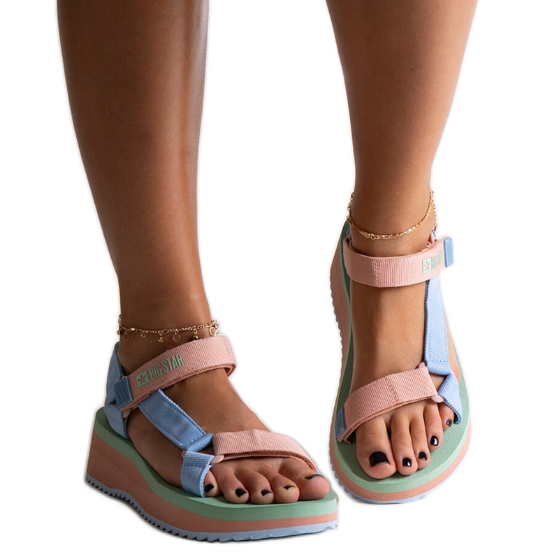 Bunte Big Star NN274A055 Sandalen blau