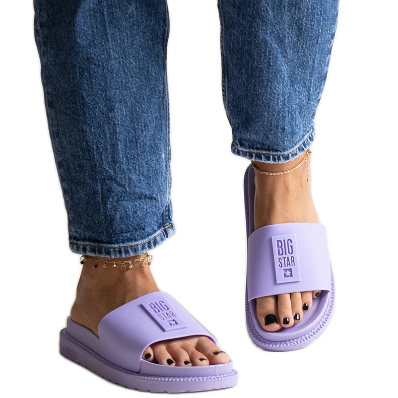 Lila Big Star LL274426 Flip-Flops violett