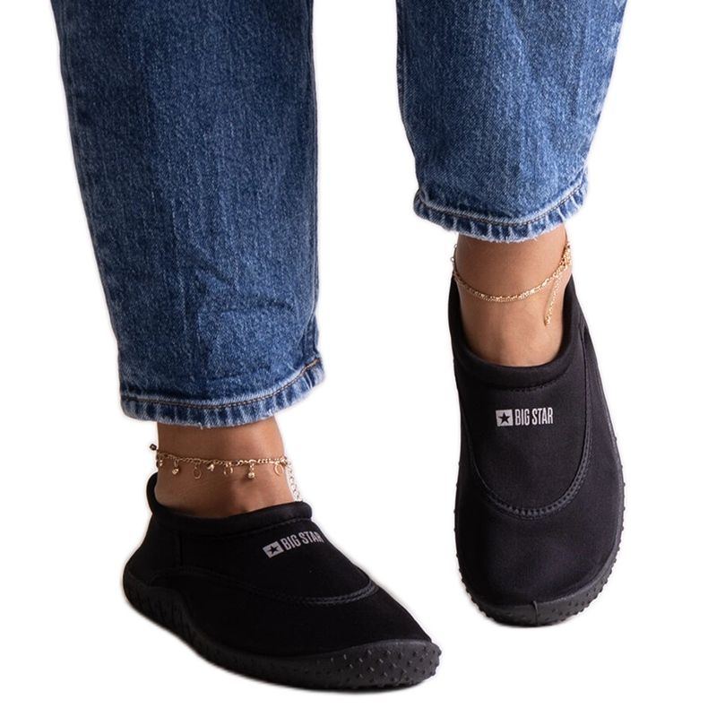 Sportliche schwarze Wasserschuhe Big Star NN274A801