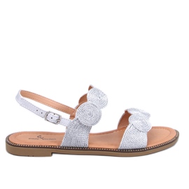 Raulet Silver Damensandalen silber-