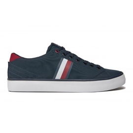 Tommy Hilfiger Vulc Low Stripes Mesh-Schuhe FM0FM04946 DW5 blau