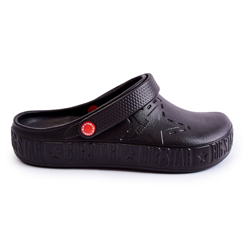 Herren leichte Hausschuhe Kroks Big Star II175001 Schwarz