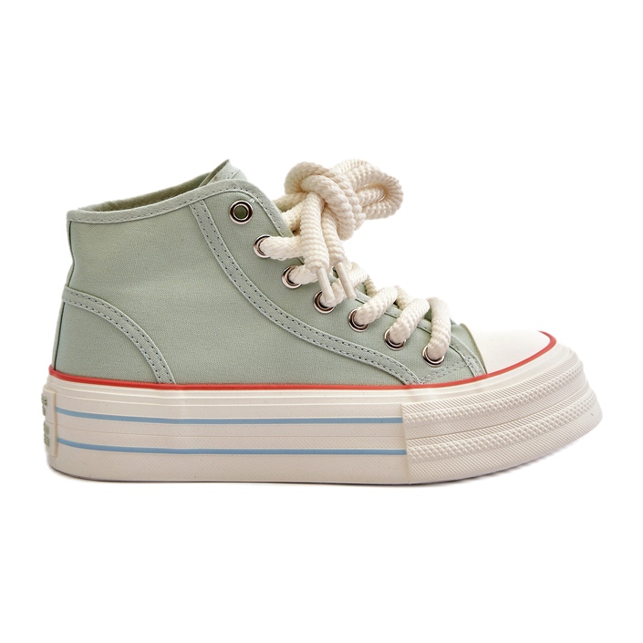 Seastar Damen-Plateau-Sneaker Mint Aineri grün
