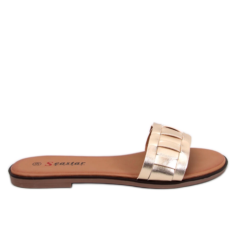 Lotts Gold Damen-Flip-Flops golden