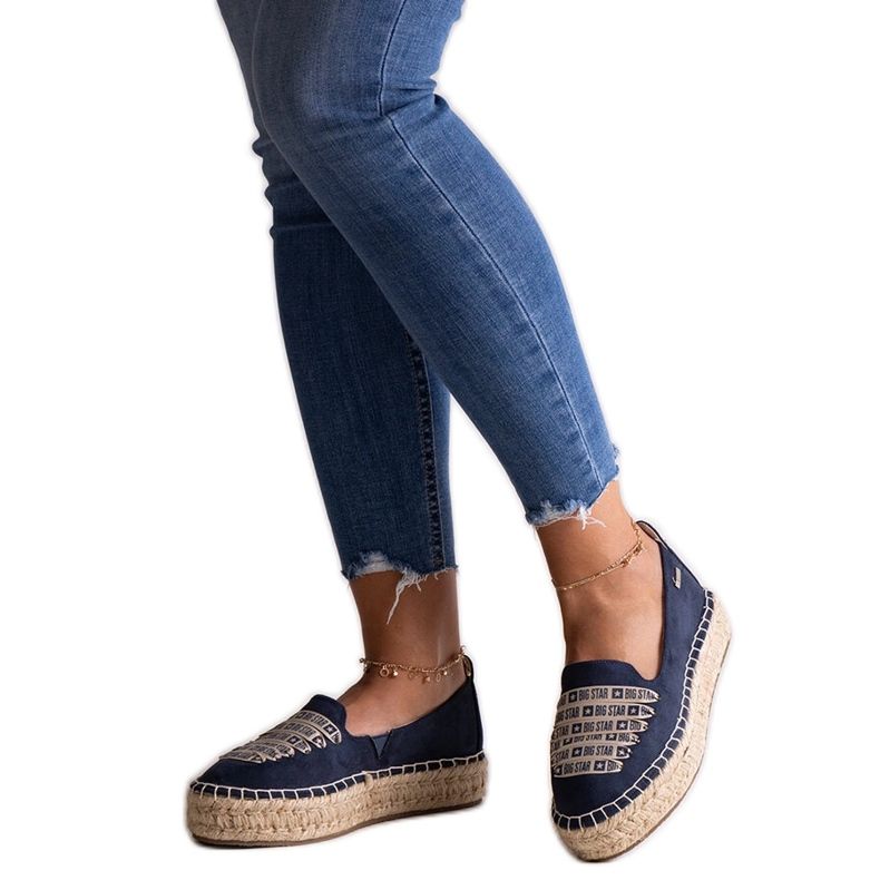 Marineblaue Espadrilles Big Star JJ274889