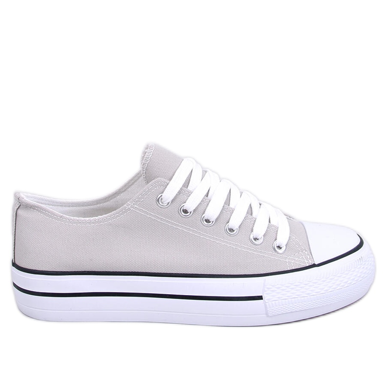 Klassische Damen-Sneaker von Fargis Grey grau