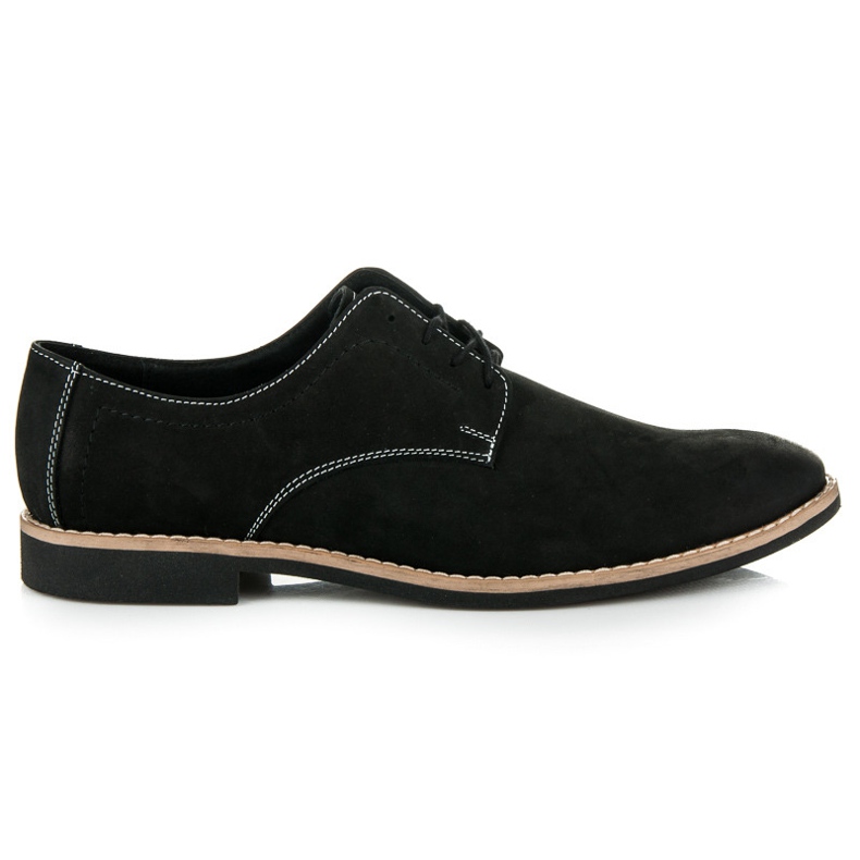 Lucca Leder-Brogues schwarz