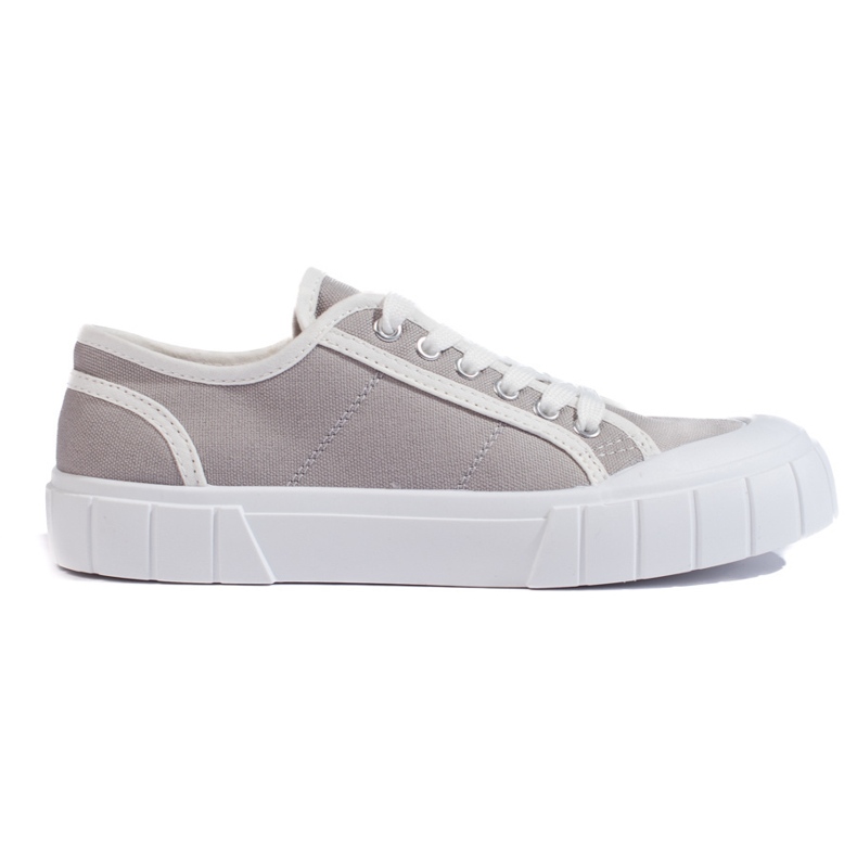 Bequeme graue Damen-Sneaker