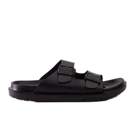 Schwarze Herren-Flip-Flops Big Star NN174597 906