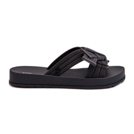 Duftende Damen-Flip-Flops mit flacher Sohle ZAXY LL285096 Schwarz