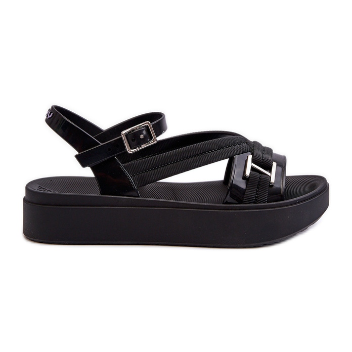 Duftende Damen-Plateausandalen ZAXY LL285064 Schwarz
