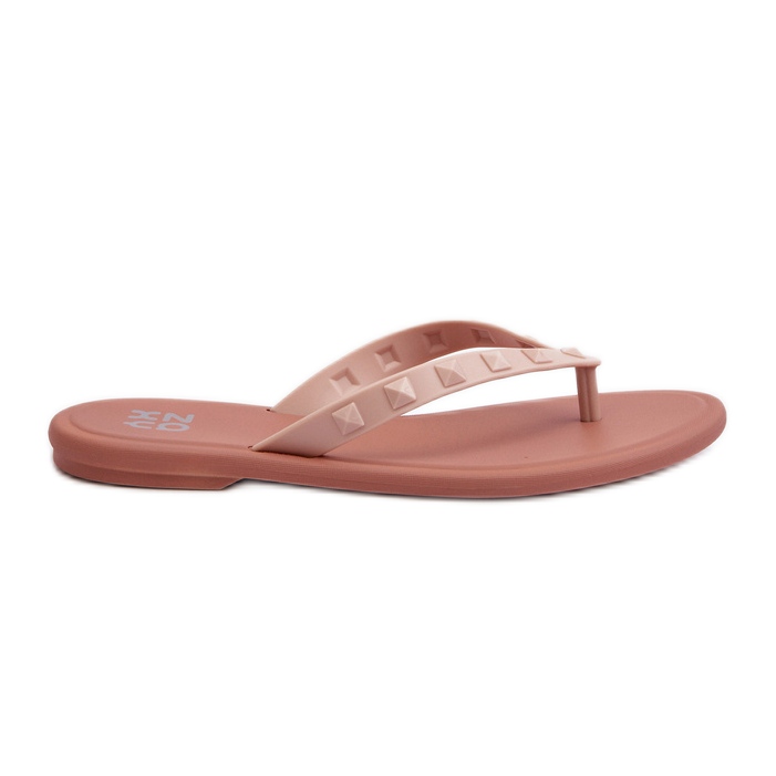Flache flexible Damen-Flip-Flops ZAXY JJ285298 Pink rosa
