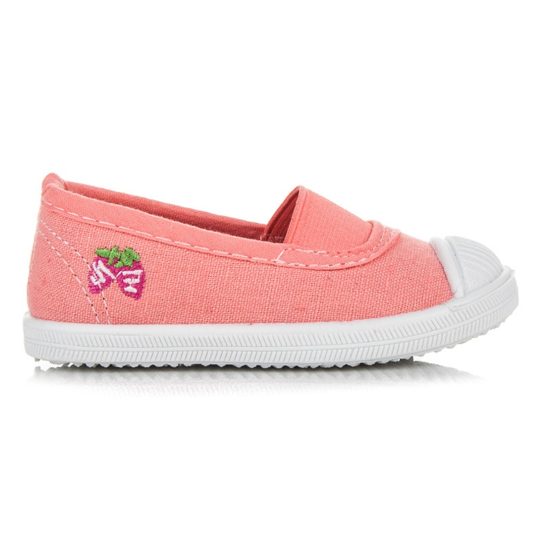 Elastische Turnschuhe für Mädchen rosa
