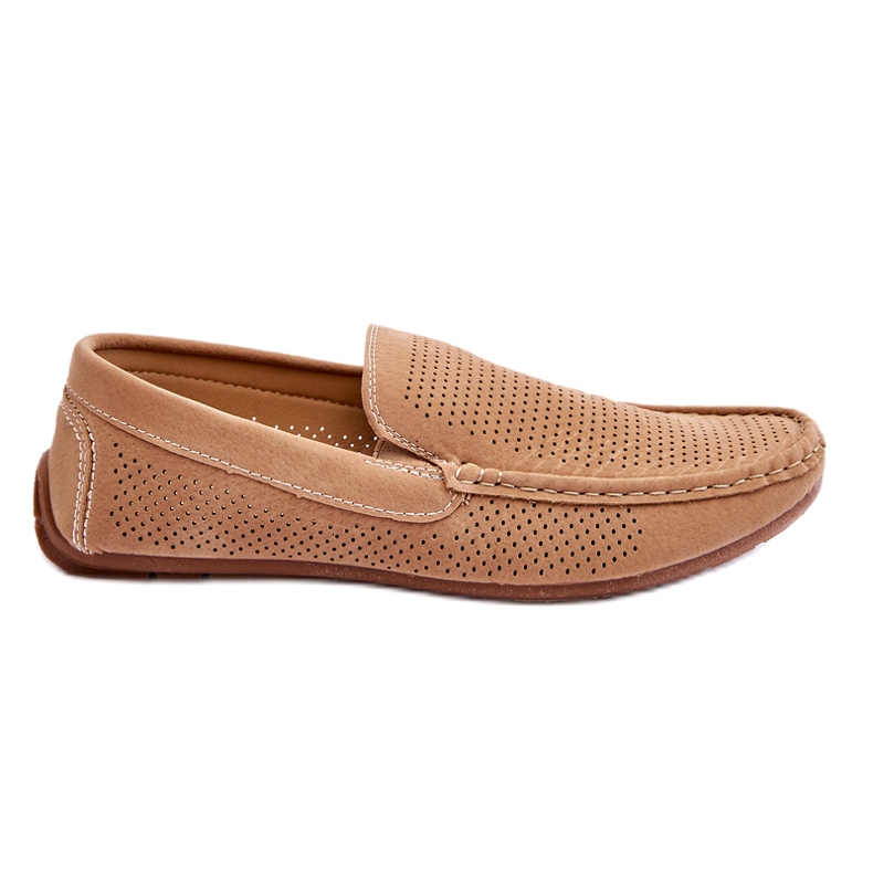Klassische Wildleder-Loafer für Herren Beige Felixo