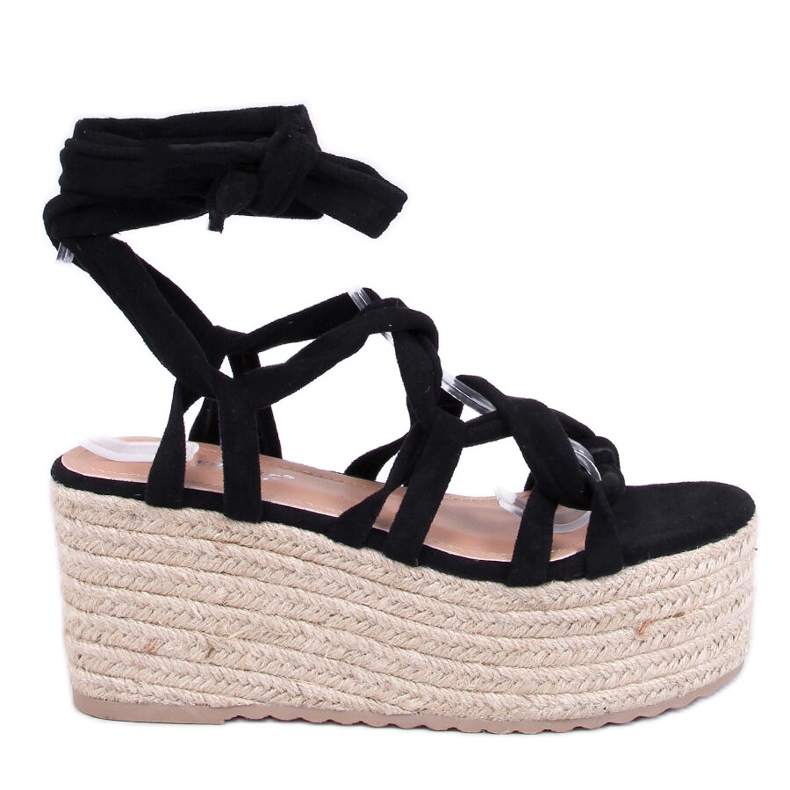 Plateau-Espadrilles von Manon Black schwarz