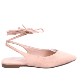 Dentoni Nude Slingback Ballerinas beige