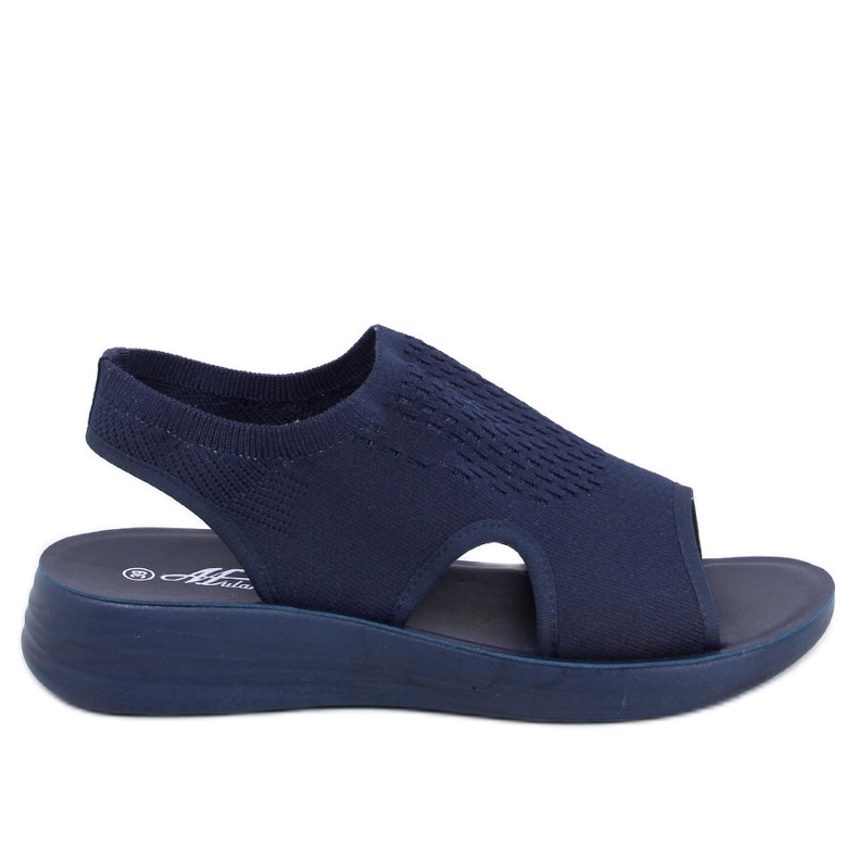 Aldos Navy weiche, durchbrochene Sandalen blau