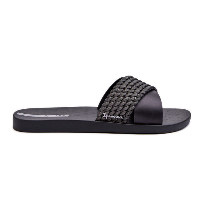 Flache Damen-Flip-Flops 83244 Ipanema Street Ii Fem Schwarz