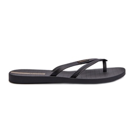 Damen-Gummi-Flip-Flops 82067 Ipanema Bossa Fem Schwarz