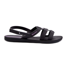Flache Damensandalen 83516 Ipanema Style Sandal Fem Schwarz