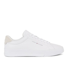 Tommy Hilfiger Court Leather M Schuhe FM0FM04971 Ybs weiß