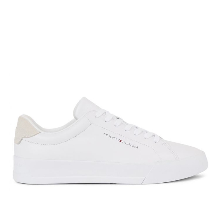 Tommy Hilfiger Court Leather M Schuhe FM0FM04971 Ybs weiß