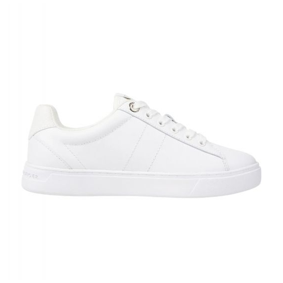 Tommy Hilfiger Essential Elevated Court Sneaker W FW0FW07685YBS weiß