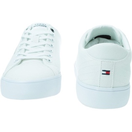 Tommy Hilfiger Hi Vulc Low Canvas M Schuhe FM0FM04882YBS weiß