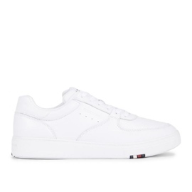 Tommy Hilfiger Modern Cup Corporate Lth M Schuhe FM0FM04941YBS weiß
