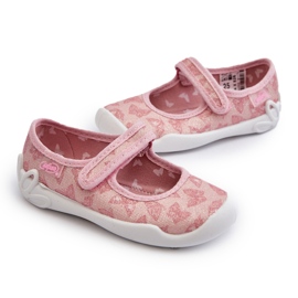 Befado Butterfly Ballerina-Hausschuhe für Kinder, 114 x 526 cm, Rosa