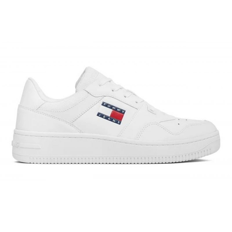 Tommy Hilfiger Retro Basket Ess M Schuhe EM0EM01395YBR weiß