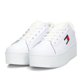 Tommy Hilfiger Flatform Ess Schuhe EN0EN02518YBS weiß