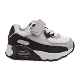 Kinder-Sneaker mit Klettverschluss, Grau, Krissandra