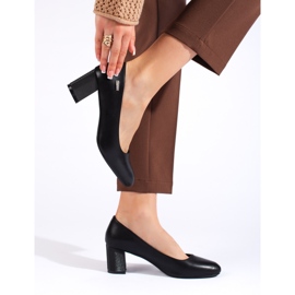 Schwarze Damenpumps mit hohen Absätzen von Sergio Leone