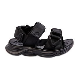 Kindersandalen mit Klettverschluss, Black Orretta schwarz