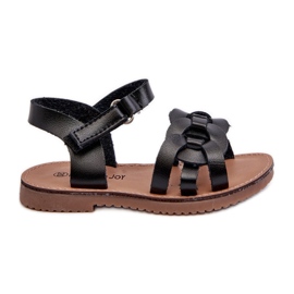 Kindersandalen mit Klettverschluss, Schwarz Venikoria