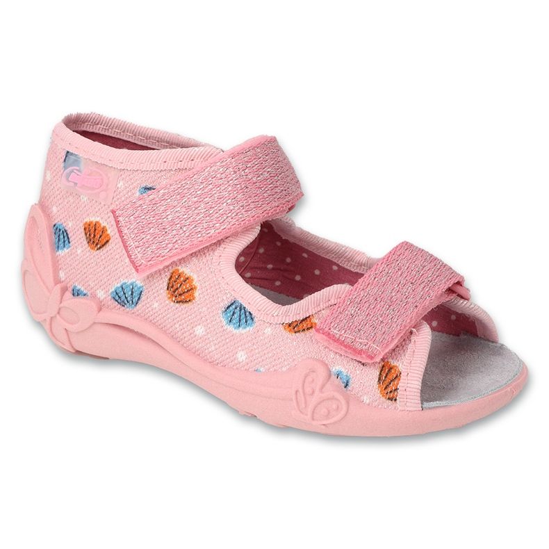 Befado Kindersandalen 342P058, rosa mit Muscheln