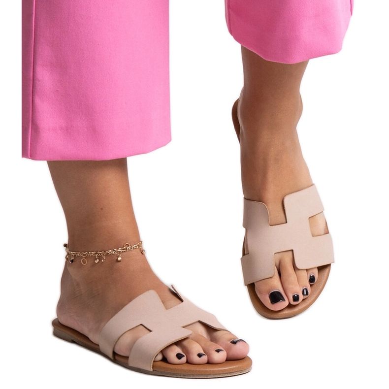 Beige klassische Juma-Flip-Flops