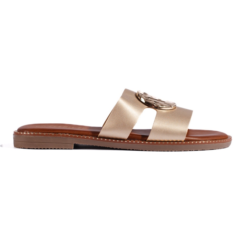 Goldene klassische Damen-Flip-Flops