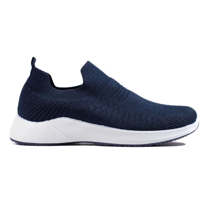 Marineblaue Sportschuhe aus Textil