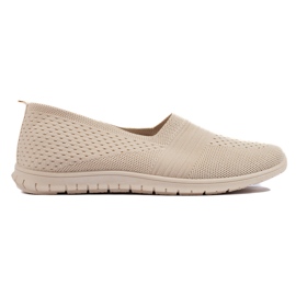 Beige Sport-Slipper