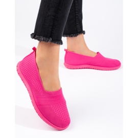 Rosa Slip-on-Sportschuhe